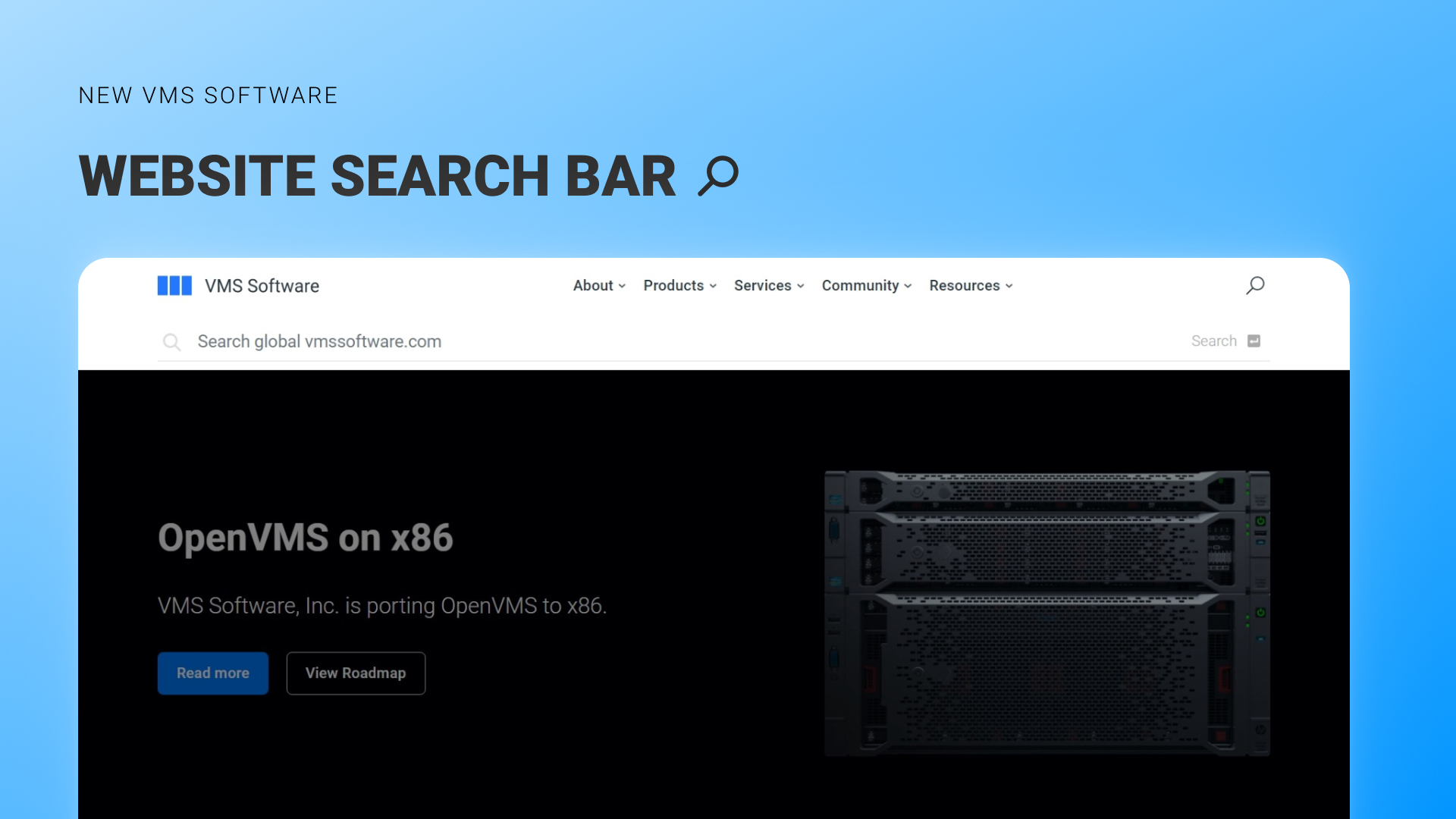 Searchbar Added to VSI Website
